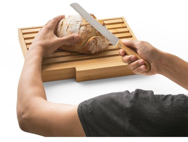 Tabla Passard de pan con cuchillo Natural detalle 7