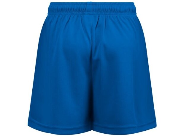 Pantalón corto deportivo infantil Match Kids poliéster reciclado Azul royal detalle 6