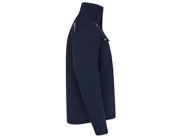 Chaqueta acolchada VL Nyx reciclada repelente al agua unisex Azul marino detalle 4