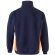 Sudadera de rizo bicolor Svarog cuello alto media cremallera Azul marino/Naranja detalle 32