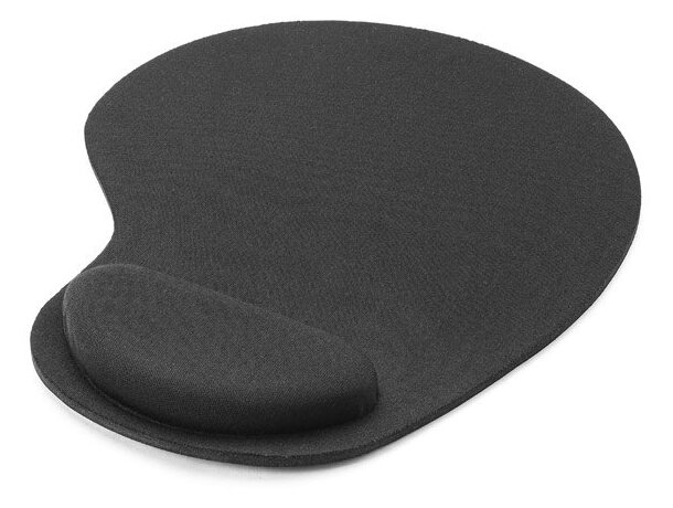 Alfombrilla de ratón ergonómica Norbert con soporte para muñeca Negro detalle 3