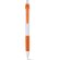 Bolígrafo Aero con grip y clip en color con logo naranja