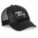 Gorra Nicola BK de poliéster y malla transpirable Negro detalle 2