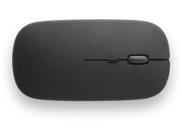Ratón inalámbrico khan con batería recargable de 500mah Negro detalle 6