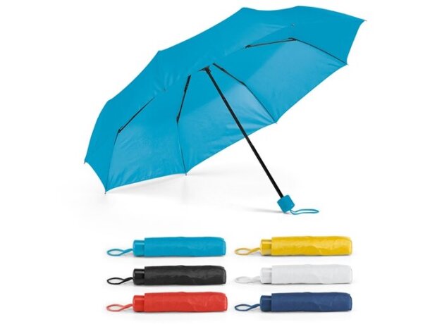 Paraguas de colores en funda plegable barato