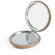 Tilbury. espejo doble de bolso natural