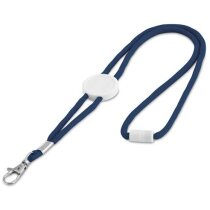 Lanyard ajustable con enganche azul Lanyard ajustable con enganche azul
