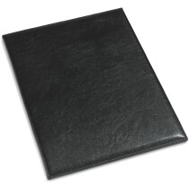 Porta menús sencillo en PVC negro