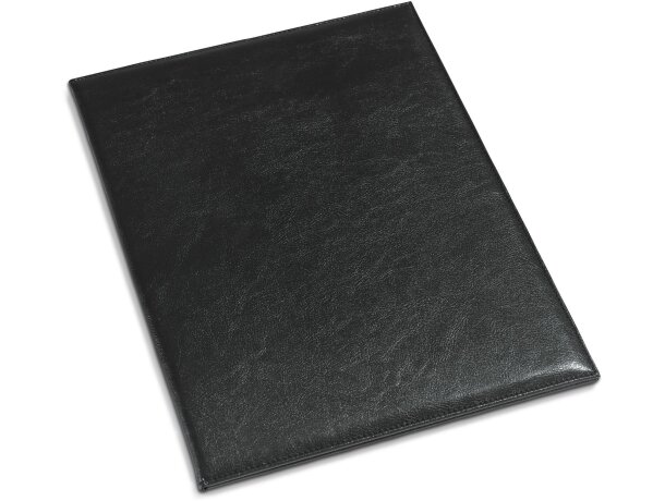 Porta menús sencillo en PVC negro