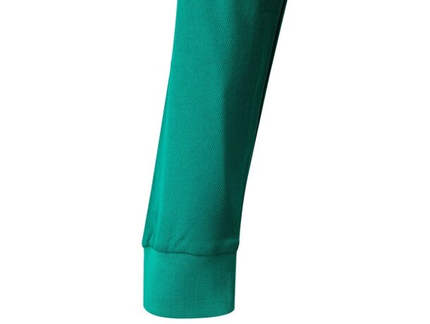 Polo Pluto alta visibilidad manga larga tallas grandes Verde/Amarillo detalle 12