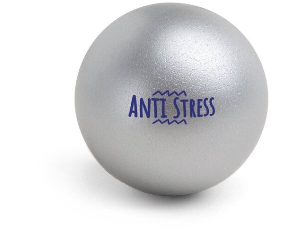 Antiestrés pelota surtido de colores cromado satinado