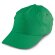 Gorra de poliester para hacer deporte verde
