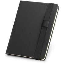 Libreta A5 Shakespeare polipiel personalizada negro