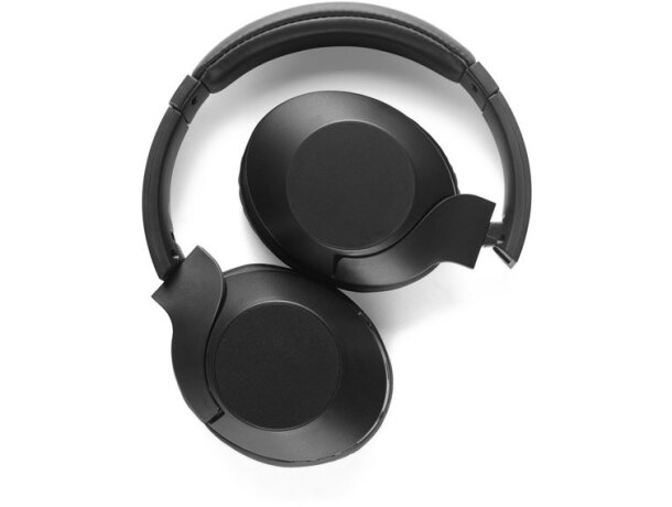 Auriculares inalámbricos Hendrix plegables de ABS reciclado Negro detalle 7