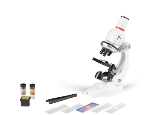 Microscopio educativo microscope con accesorios científicos Multicolor detalle 8