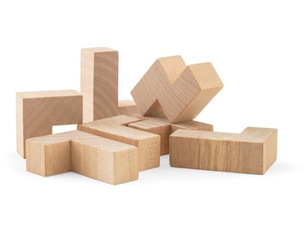 Rompecabezas de madera Omber de 7 piezas Natural detalle 2