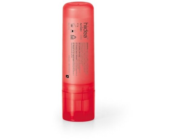Protector labial en barra de colores rojo