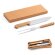 Set barbacoa Salsa bambú acero cuchillo tenedor
