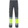 Pantalón elástico multibolsillos Zeus large alta visibilidad Gris/Amarillo