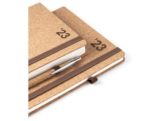 Agenda Pomar A5 de corcho natural