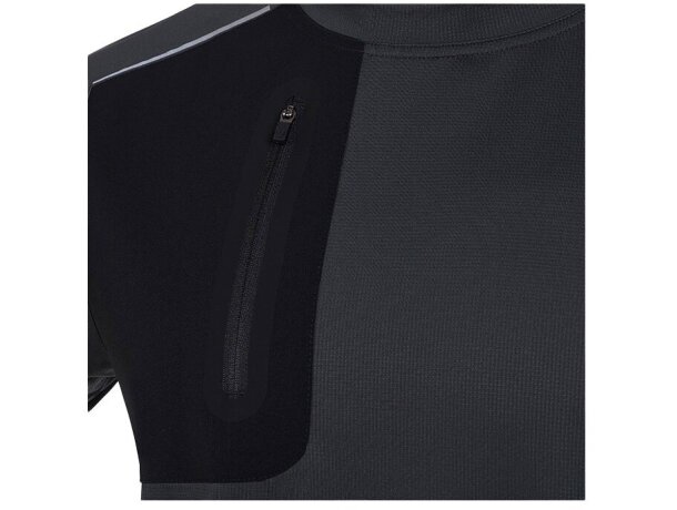 Camiseta técnica tipo gofre VL Rhea Gris detalle 11