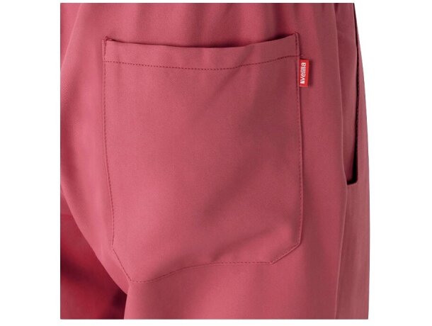 Pantalon freyr microfibra repelente a líquidos unisex sanitario Rosa pastel detalle 22