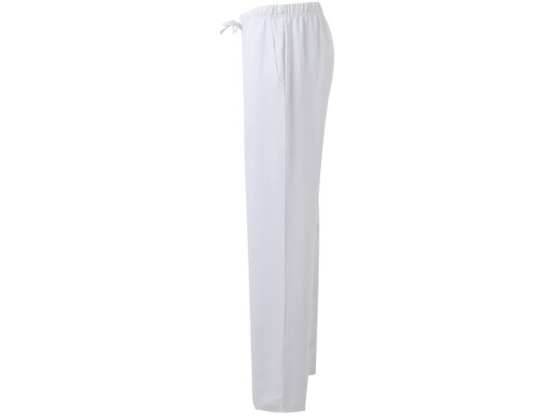Pantalon freyr microfibra repelente a líquidos unisex sanitario Blanco detalle 50