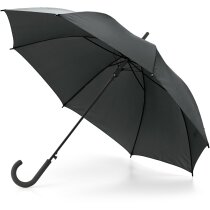 Paraguas mango de plastico personalizado negro