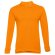 Polo Thc Bern de manga larga para hombre naranja
