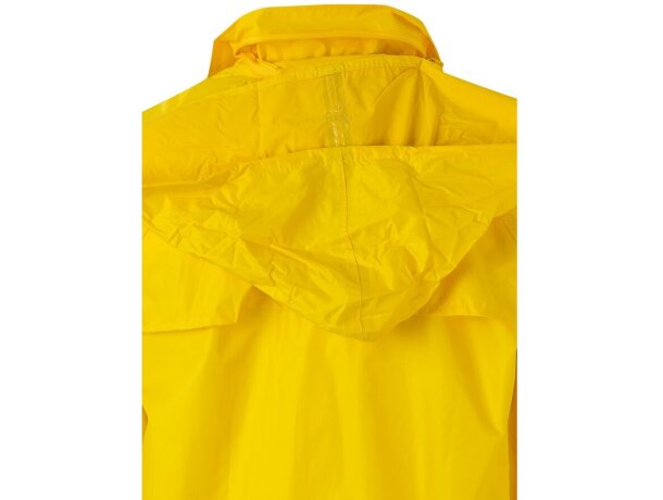 Traje de lluvia dos piezas VL Sedna con capucha transpirable Amarillo detalle 8
