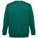 Sudadera Delta unisex de algodón y poliéster con interior cardado Verde oscuro detalle 23