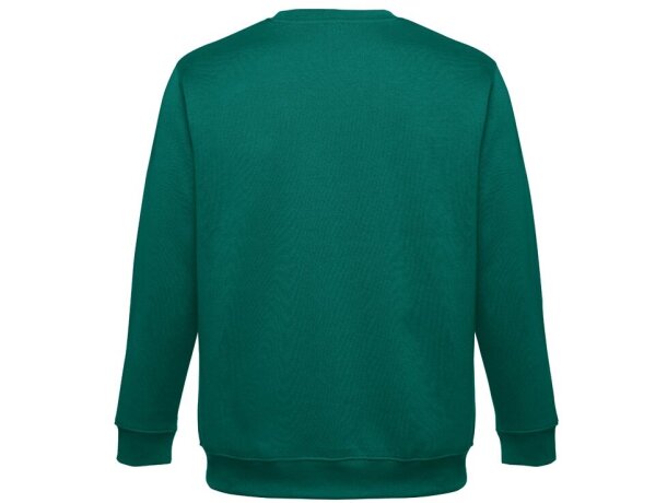 Sudadera Delta unisex de algodón y poliéster con interior cardado Verde oscuro detalle 23