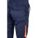 Pantalón elástico bicolor fides con seis bolsillos funcionales Azul marino/Naranja detalle 58