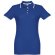 Polo slim fit Rome women bicolor algodón 210 g/m² manga corta Azul royal detalle 8