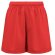 Pantalón corto deportivo infantil Match Kids poliéster reciclado Rojo