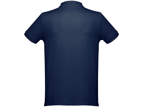 Polo de hombre Thc Dhaka II en algodón 195 g/m² Azul detalle 2