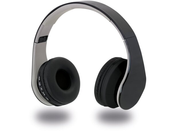Auriculares Bluetooth Corato plegables con radio FM y manos libres Negro detalle 4