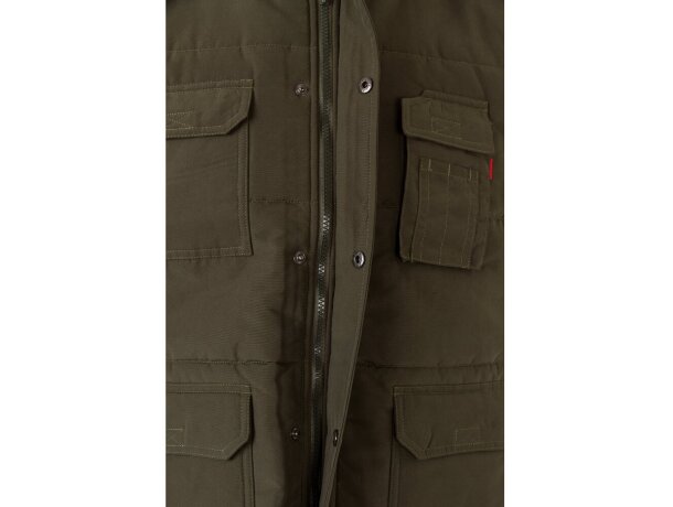 Chaleco acolchado multibolsillos Vl Mefitis poliéster 220 g/m² Verde militar detalle 9