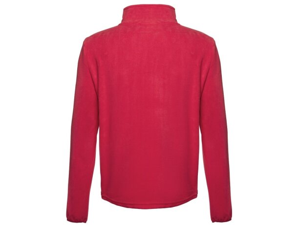 Polar vienna unisex de poliéster con cremallera de 1/4 Rojo detalle 12