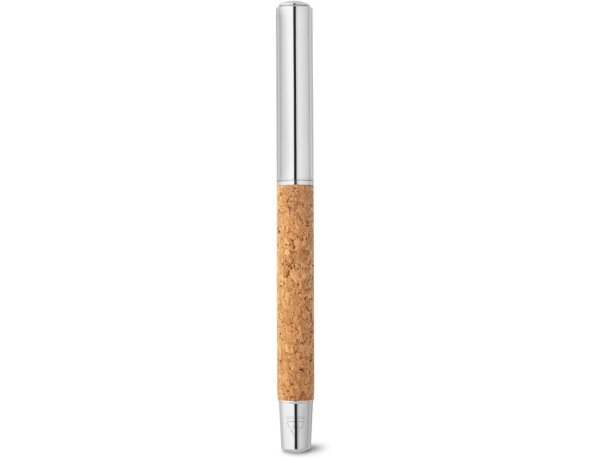 Roller Andrew de acero inoxidable reciclado con clip de corcho Natural detalle 7