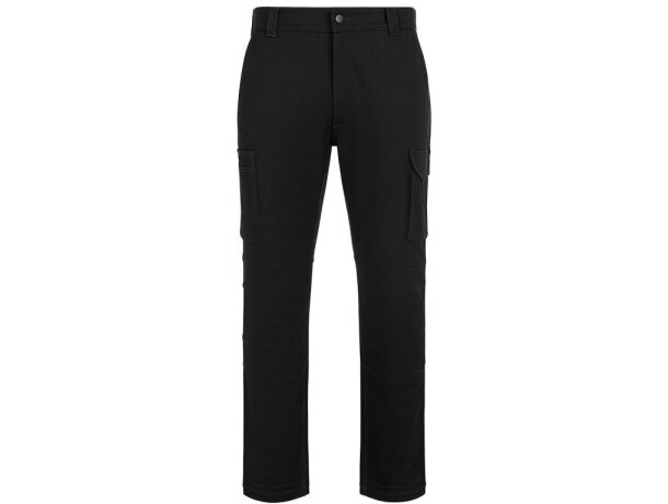 Pantalones nymphs de sarga elastica multiestiramiento 8 bolsillos Negro detalle 43