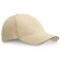 Gorra Christophe  con hebilla de metal en algodón beige
