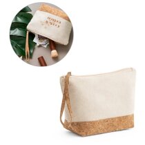 neceser serigrafiado Blanchett algodón 280g y corcho natural