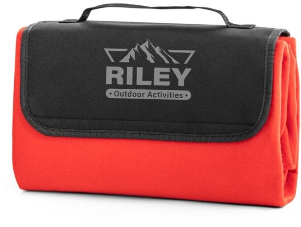 Manta Riley polar 180 g / m² Rojo detalle 4