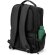 Mochila copenhagen de sarga reciclada resistente al agua Negro detalle 7