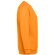 Sudadera Delta unisex de algodón y poliéster con interior cardado Naranja detalle 27