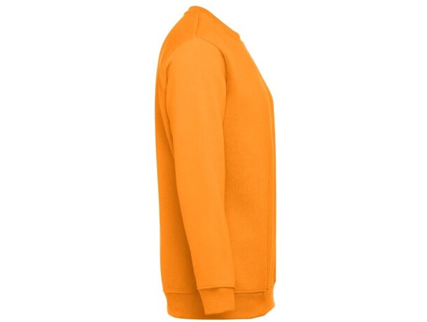Sudadera Delta unisex de algodón y poliéster con interior cardado Naranja detalle 27