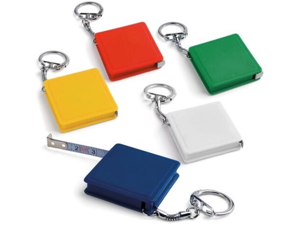 Llavero con flexómetro 1m personalizada