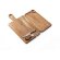 Tabla para quesos Cassia de madera de acacia con cubiertos Natural oscuro detalle 7