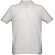 Polo Adam de algodón piqué cardado con cuello canalé Blanco matizado detalle 3